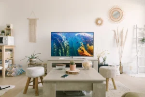 Beste IPTV app op een Samsung smart tv in de woonkamer
