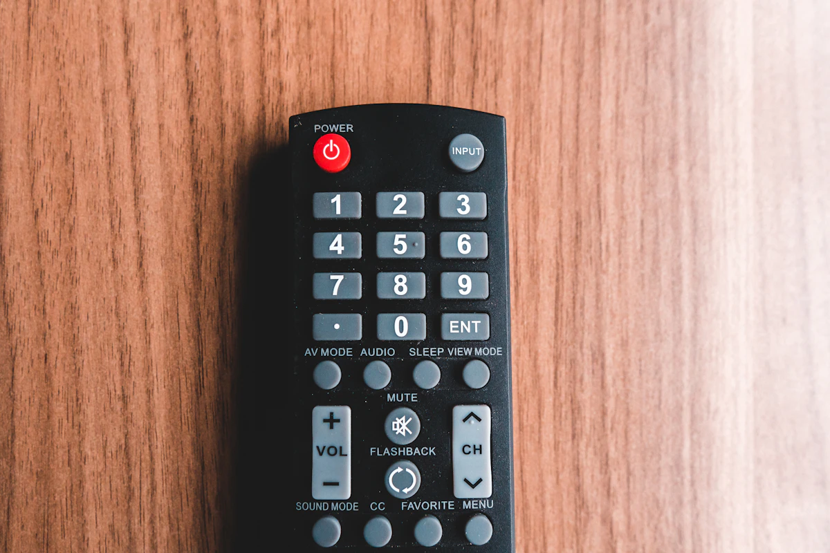 Afstandsbediening van een IPTV kastje voor 4K tv